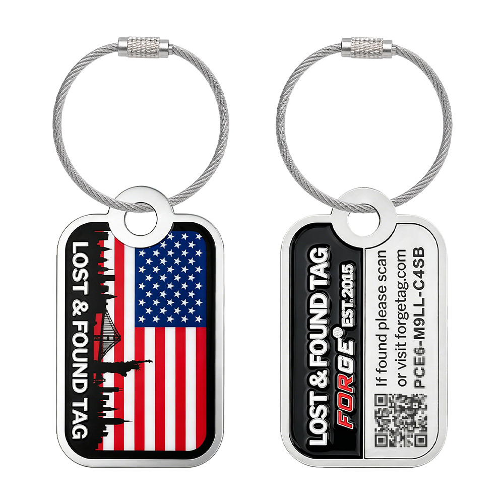 Forge Tag Lost and Found Travel Tag 2 Pack