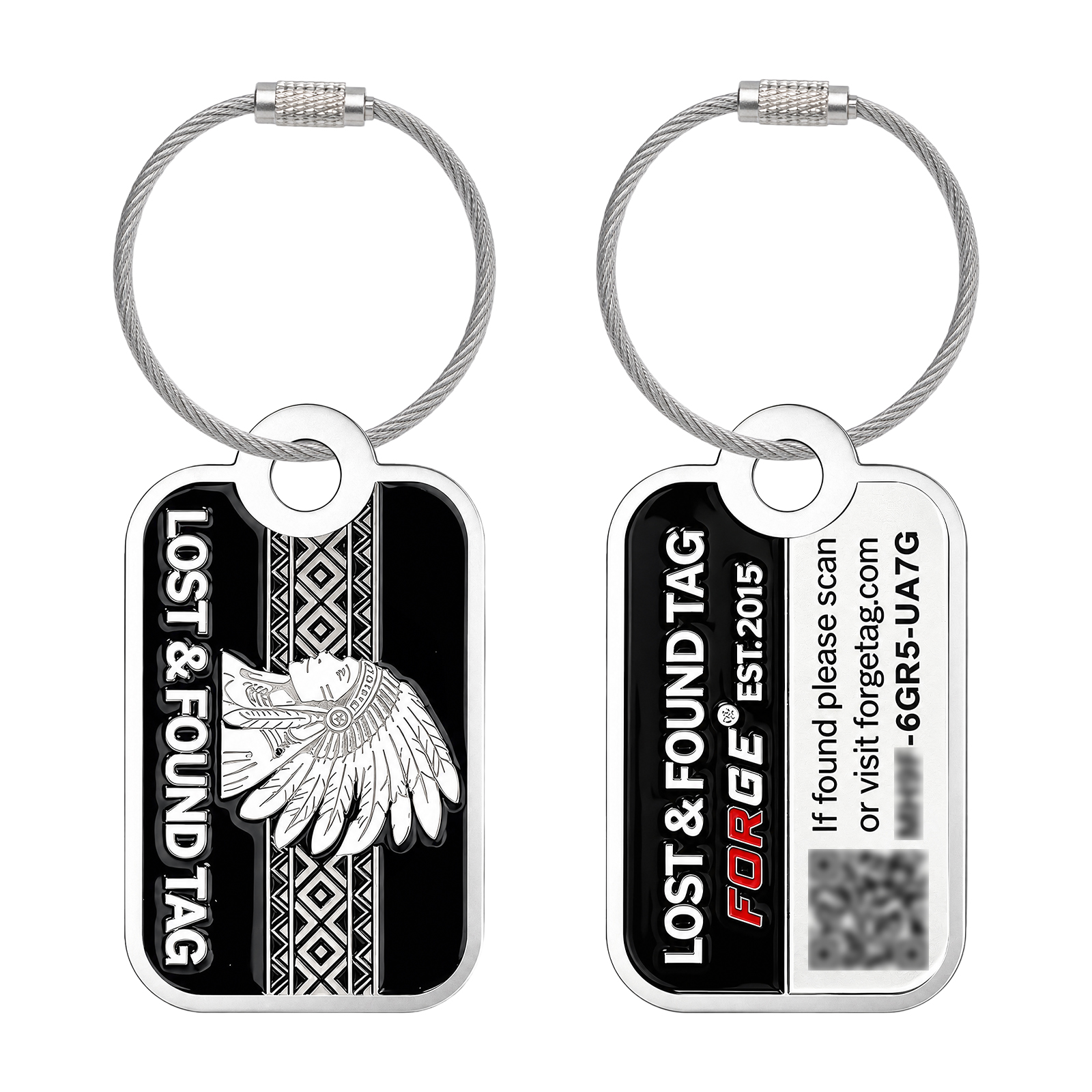 Forge TSID Lost and Found Travel Tag - Indian 2 Pack